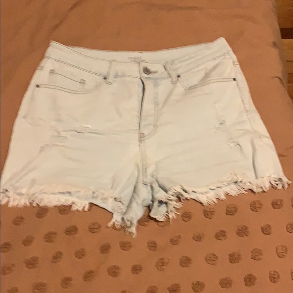 High Waisted Denim Shorts